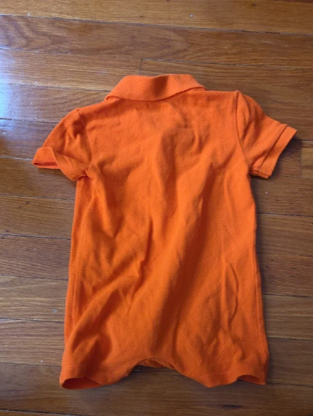 Ralph Lauren Bright Orange Polo One-Piece Romper